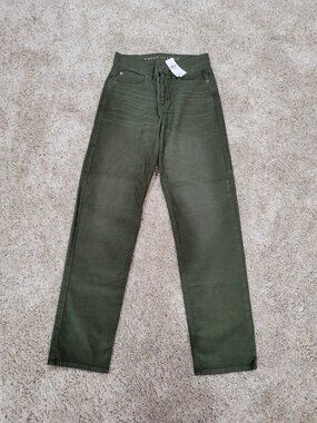 American Eagle olive green small cord jeans - NWT - 2R